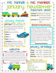 Newsletter Photo Png 576 746 Pixels Preschool Newsletter Preschool Newsletter Templates Preschool Special Education