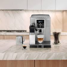 2 welcome tips for perfect espresso introducing the exclusive world of espresso through the global. De Longhi Ecam 23 460 Sb Fully Automatic Coffee Machine 15 Bar Pressure Automatic Cappuccino System Removable Water Tank 1 8 L Lcd Panel Automatic Cleaning Silver Black Amazon De Home Kitchen