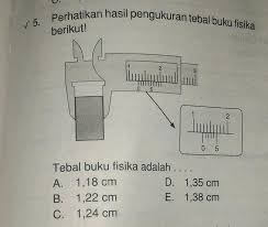Pada soal ini dapat diselesaikan dengan konsep besaran dan turunan. Perhatikan Hasil Pengukuran Tebal Buku Fisika Berikut Tebal Buku Fisika Adalah Python