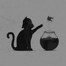 Darth Vader Cat Darth Vader Cat Star Wars Painting Star Wars Artwork