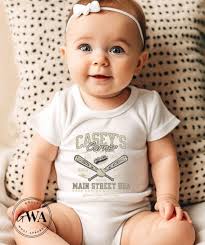 Casey's Corner Grand Slam Hot Dogs Infant Unisex Short Sleeve Jersey  Bodysuit (IB122)