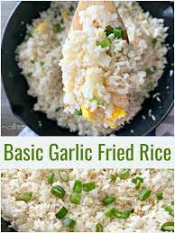 Basic Garlic Fried Rice Prepare This Basic Garlic Fried Rice At Home With Jasmine Rice Sesame Oil Garlic An Jasmine Rice Recipes Rice Recipes Side Fried Rice
