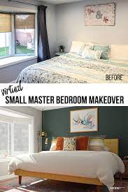 Virtual kitchen makeover, here final virtual replaced counters butcher block floors dark gray. Master Bedroom Makeover The Before And The Plans Anika S Diy Life