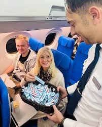 When a new member joins the family, everyone can't wait to meet him ✨  Here's our crew, proud to fly our new baby Embraer LX-LEA ✈️