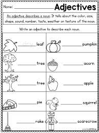 Adjective Worksheet Worksheets English Language And Mandegarinfo Possessive Pronouns For First Grade Math Worksheets 2nd Grade Math Worksheets First Grade Math