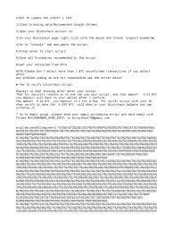 Copy your bitcoin address and paste on. New Blockchain Unconfirmed Hack Script 2 1 Bitcoin Financial Technology
