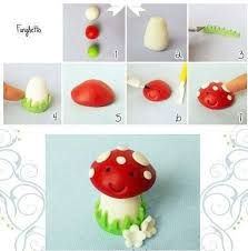 8 Mini Tutoriels Photo Pour Travailler La Pate Etape Par Etape Fimo Pate Fimo Facile Champignons Farcis