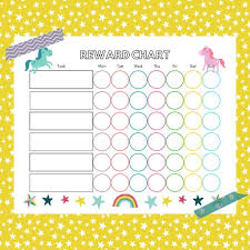 Unicorn Reward Chart Printable Kids Chore Chart Chore Chart For Kids Printable Reward Chart Daily Routine Chart Unicorn Printable