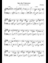 Idina menzel & aurora version. Into The Unknown Piano Notes Easy