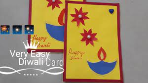 You would have to follow some super easy steps, and your handmade diwali greeting cards for kids would be good to go! Very Easy Diwali Greeting Card L Simple Diwali Card For Kids Youtube