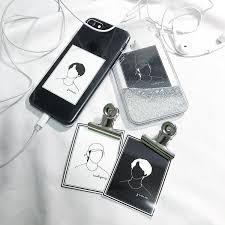 Aesthetic Black And White Phone Case Most Favourite Aesthetic Phone Case Kpop Phone Cases Korean Aesthetic