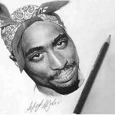Pin By Johnny On 2pac Lives Forever In Us Tupac Art Celebrity Drawings Hip Hop Art