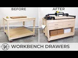 I'll show you how i made a diy workbench for tool storage in the workshop! Simple Way To Add Drawers To Any Workbench How To Youtube