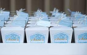 Blue Gold Baby Shower Gold Baby Showers Baby Shower Favours For Guests Gold Baby