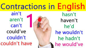 Contractions In English English Grammar Lessons For Beginners In Hindi Grammar Lessons Phrases And Sentences English Grammar