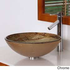 vessel sink bathroom, glass bathroom