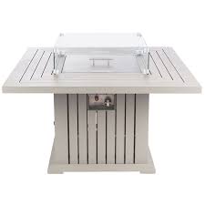 Maybe you would like to learn more about one of these? Ev Fires 43 Aluminum Propane Gas Fire Pit Table Gray Silver Clips Wind Guard Evfp 4343 Al G Set 1