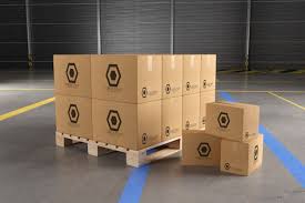 View Of A Warehouse Cardboard Box Mockup Premium Psd Free Psd Freepik Psd Freemockup Freebusiness Freebox Freepackaging