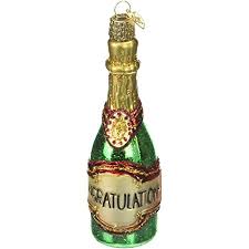 It`s that magical time of the year, and your boss put you in charge of the christmas party. Amazon Com Old World Christmas Adult Beverages Glass Blown Ornaments For Christmas Tree Champagne Bottle Home Kitchen
