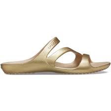 Crocs Womens Kadee Ii Metallic Sandals, W10, Gold : Target