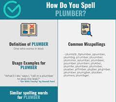 An apprenticeship involves a combination of classroom learning and on the job experience. Correct Spelling For Plumber Infographic Spellchecker Net