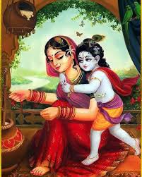 Little Krishna Playing With Mother Yashoda Photosbin