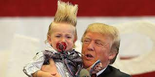 In this simulacrum of a family portrait, the centerpiece is a direct evocation of the massacre that rendered him available for adoption in this photo in the. 19 Photos Of President Donald Trump Discovering His Inner Child