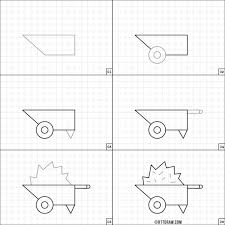 How To Draw A Wheel Barrow Randomthingstodraw Drawing Draw Creativity Doodling Creative Dood Drawing For Beginners Easy Drawings For Kids Easy Drawings To save space and keep the wheelbarrow out of the way, you can easily hang it on a wall with brackets or. how to draw a wheel barrow