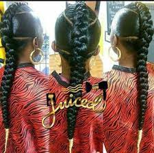 The braids in the middle are then braided together again (think of it as a french braid for braids) to create a faux hawk. 1 Braid Hair Styles Braided Hairstyles Girl Hairstyles