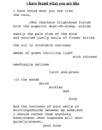 E E Cummings Words Ee Cummings Poems