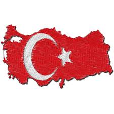 A bandeira da turquia tem uma história bem interessante e extensa. Matriz De Bordado Bandeira Da Turquia
