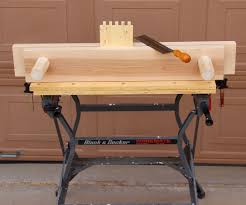 Black And Decker Wood Workbench Make A Bench Vise For Woodworking Woodworking Bench Woodworking Workbench Woodworking Furniture