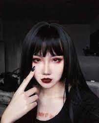 Asian Gothic Pretty Girl Goth Eye Makeup Asian Makeup Alternative Makeup