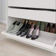It is so versatile in its configuration and is totally plain, ready for an ikea pax hack! Komplement Pull Out Tray White 39 3 8x22 7 8 Ikea Closet Shoe Storage Shoe Inserts Shoe Shelves