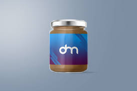 Download Peanut Butter Glass Jar Mockup Download Mockup