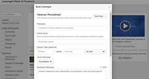 Cara membuat cv lamaran kerja. Fitur Terbaru Cara Pasang Lowongan Kerja Di Facebook Tips Kerja
