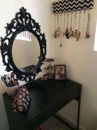 Gothic Black Makeup Table Desk For Bedroom Decor Home Decor Diy Vanity