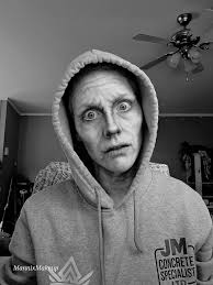 The goal is usually to look ugly when I get my creep on, and today it just  got better and better as I went! What do we think of a much older