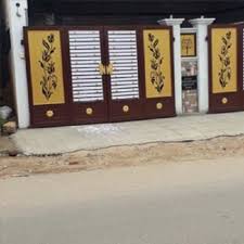 Wrought iron gates are usually heavy and mainly used for decorative purposes. Hinged Decorative Iron Main Gate For Residential Size 5 5 To 6 Feet Height Rs 40000 Piece Id 21728489548