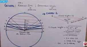 How To Calculate The Length Of Each Chord In A Circle Construction Estimating Software Civil Engineering Software Bridge Design