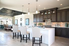 Transitional Kitchen With Kitchen Island Ms International Porcelain Sophie Maron Stone T Kitchen Design Interior Design Kitchen Kitchen Floor Tile