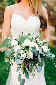 Bride Bouquet A Textured Garden Style Bouquet Of Ivory Vendela Roses White Lisianth Green Wedding Bouquet Eucalyptus Wedding Bouquet Eucalyptus Wedding Decor