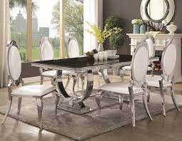 Antoine Table 107871 Coaster Furniture Dining Room Sets In 2021 Dining Room Sets Dinning Room Decor Chrome Dining Table