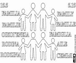 A família e do dia do pai. O Dia Da Familia Para Colorir E Imprimir