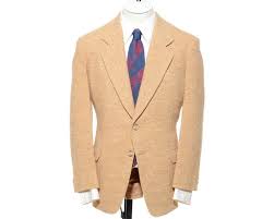 42 Portly Cut Vintage Harris Tweed Sand Wool Patch Pockets Sport Coat Blazer Jacket Executive Fit Size L