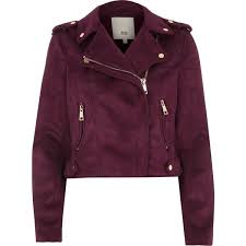 Burgundy Faux Suede Biker Jacket 310 Pen Liked On Polyvore Featuring Outerwear Jackets Tal Faux Suede Biker Jacket Suede Biker Jacket Bomber Jacket Women