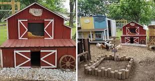 He built her a complete town for her chickens! Man Builds Wife S Chickens A Mini Coop Town And It S The Cutest Thing Ever