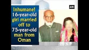 Image result for pic of Arab Sheikh marrying minor Indian Girls