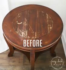 Tape the stencil on with painter's tape, making sure it's flat and that all areas that should not be sprayed are thoroughly covered. How To Chalk Paint Furniture More Tips Tricks I Ve Learned Artsy Chicks Rule