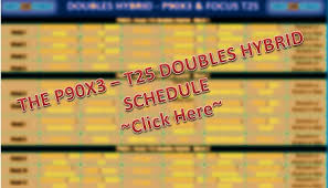 P90x3 Schedule